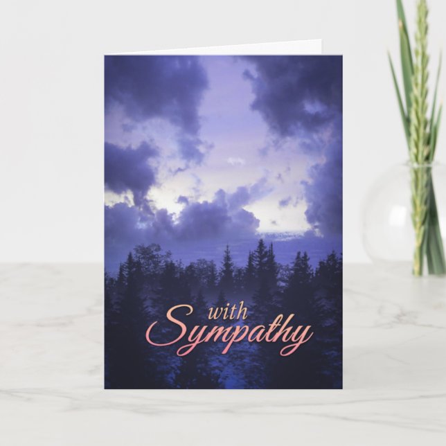 Christian Sympathy Greeting Card Kort (Framsida)