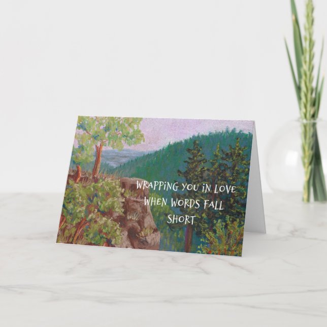Christian Sympathy Mountain Cliff Kort (Framsida)