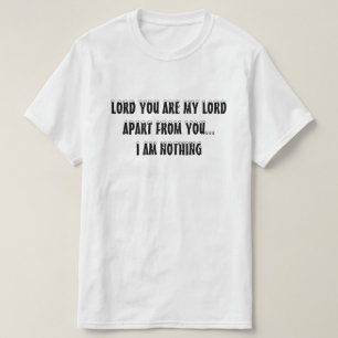 Christian T-shirt - Gud du är min herre