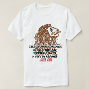 Christian T Shirt Lejona av judahs Tribe