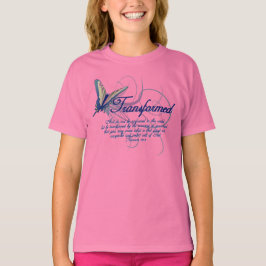 Christian T-Shirt: Omformad Bibelverse-skiva Tröja