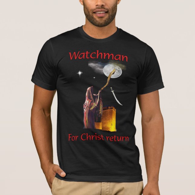 Christian T-shirts Watchman (Framsida)