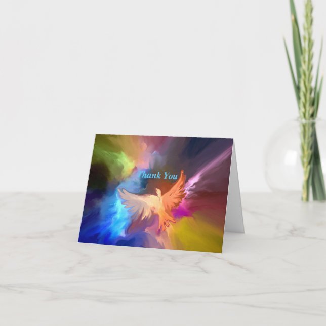 Christian Tack You Card Kort (Framsida)