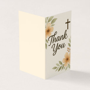 Christian Tack You Card Kort