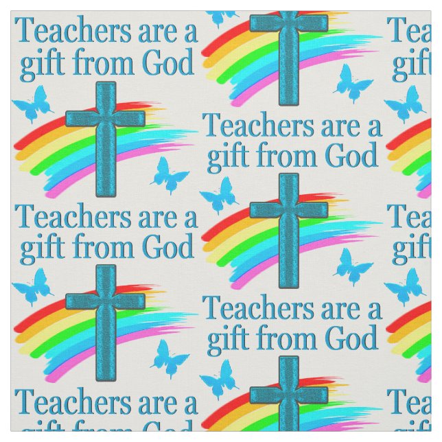 CHRISTIAN TEACHER KOR OCH BUTTERFLY DESIGN TYG (Provkarta)