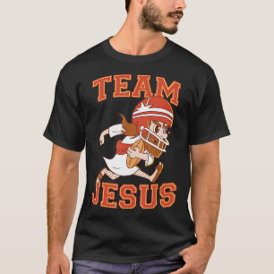 Christian Team Jesus Football Älskare Faith Hope C T Shirt