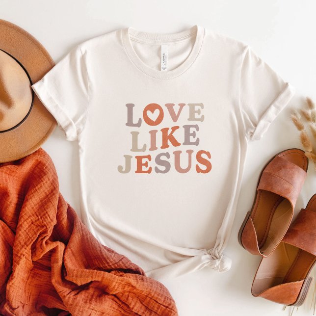 Christian Tee, Kärlek som Jesus T Shirt (Skapare uppladdad)