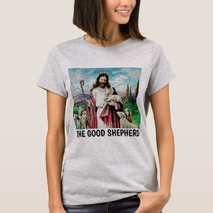 CHRISTIAN TEES JESUS, BRA SHEPHERD T-SHIRTS