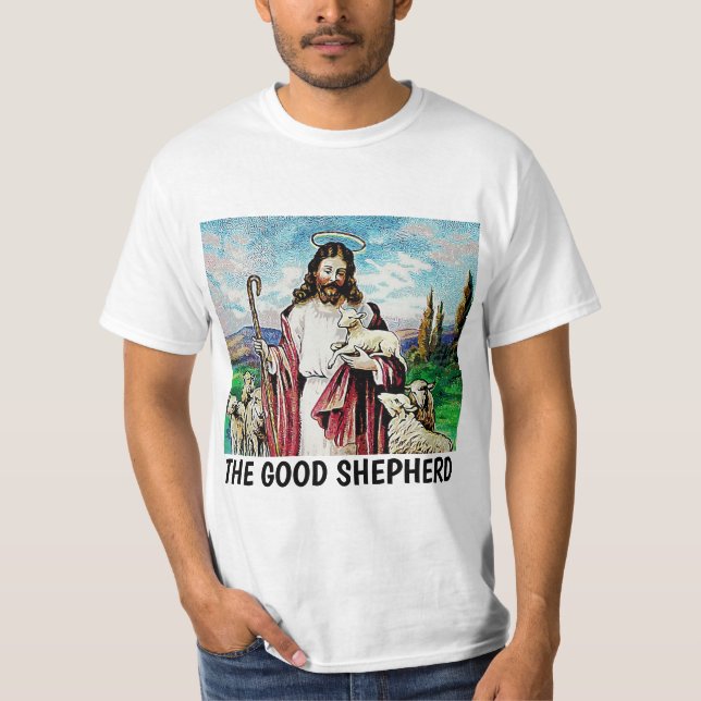 CHRISTIAN TEES JESUS, BRA SHEPHERD T-SHIRTS (Framsida)