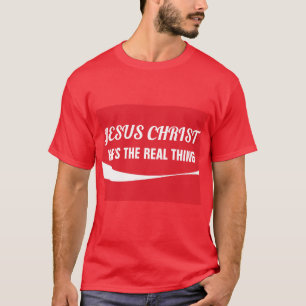 Christian Tees JESUS CHRIST REAL SAK T-Shirts