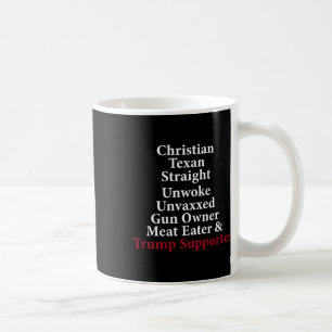 Christian Texan Rak UnVakan Gun Owner Trump (o) Kaffemugg