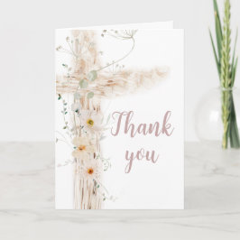 Christian thank you card tack kort