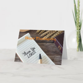 Christian Thanksgiving Card Helgkort