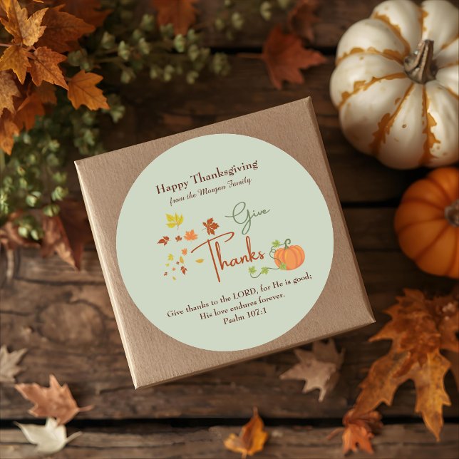 Christian Thanksgiving | Etikett för eget namn (Skapare uppladdad)
