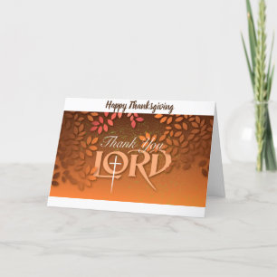 Christian Thanksgiving-kort Helgkort