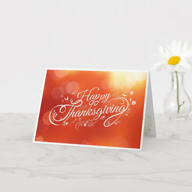 Christian Thanksgiving-kort Kort (Liten växt)