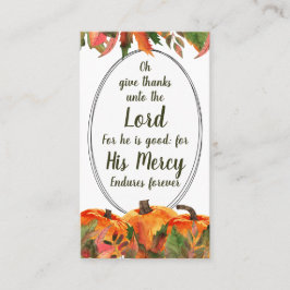 Christian Thanksgiving Prayer Oh Ge Tack Placeringskort