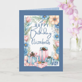 Christian Thated Folthday Greeting Card Kort