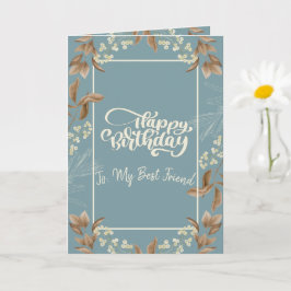 Christian Thated Folthday Greeting Card Kort