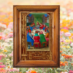 Christian The Last Supper Jesus Eucharist Påsk Poster