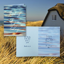 Christian Thinking of You Message Vatten