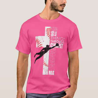 Christian Tonåring Boys Kids Baseball Religiösa Ko T Shirt