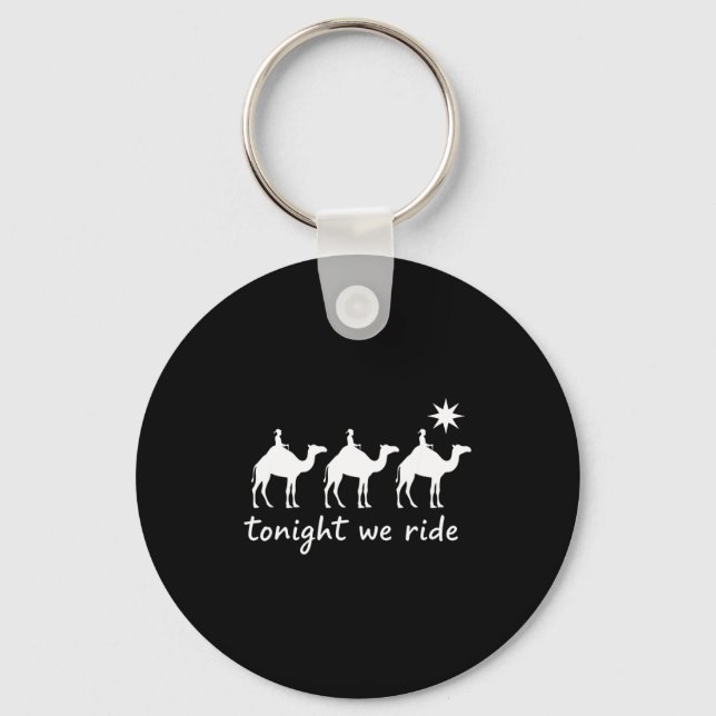 Christian Tonight We Ride Three Wise Men Christmas Nyckelring (Framsida)
