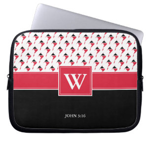 Christian TRINIDAD TOBAGO Monogram Laptop Fodral