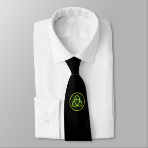 Christian Trinity Symbol Grönt Black Slips