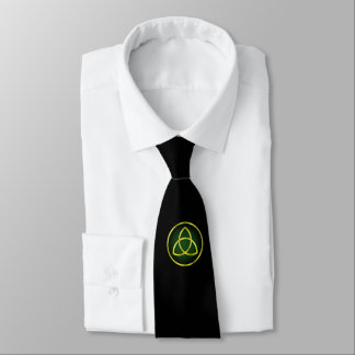 Christian Trinity Symbol Grönt Black Slips