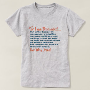 Christian Tshirts Ingenting kan Behålla oss för Go