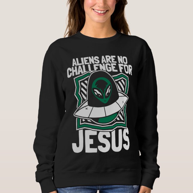 Christian Ufo Catholic Religion  Christianity Alie T Shirt (Framsida)