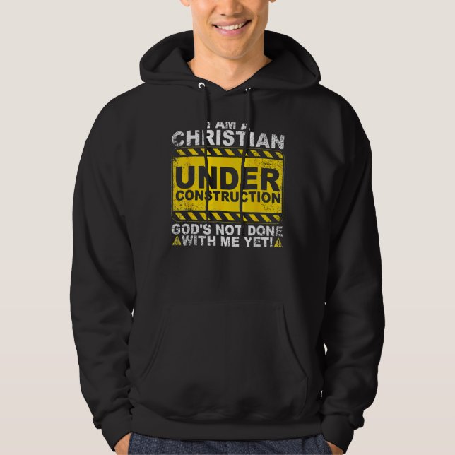 Christian under Construction Catholik Manar Women Hoodie (Framsida)