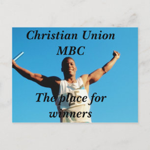 Christian Union MBCTthe ställe för vinnare Vykort