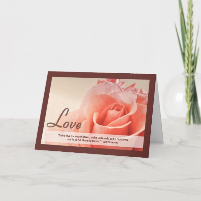 Christian Valentine Day Card med offert Helgkort (Framsida)