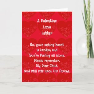 Christian Valentine Kärlek Brev Helgdag Card Helgkort