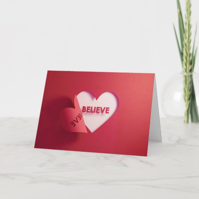 Christian Valentines dagskort Helgkort (Framsida)