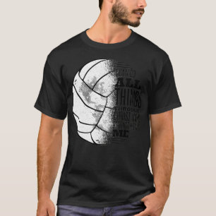Christian Volleyball Tee jag kan göra allt Sak-skr