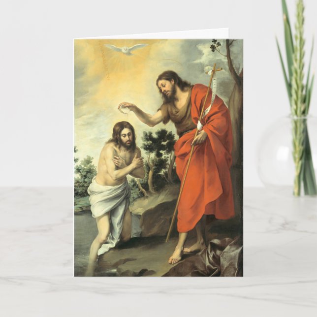Christian Vuxen Baptism Greeting Card Kort (Framsida)
