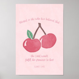 Christian Wall Art Decor Rosa Girl Girl Rumme Poster