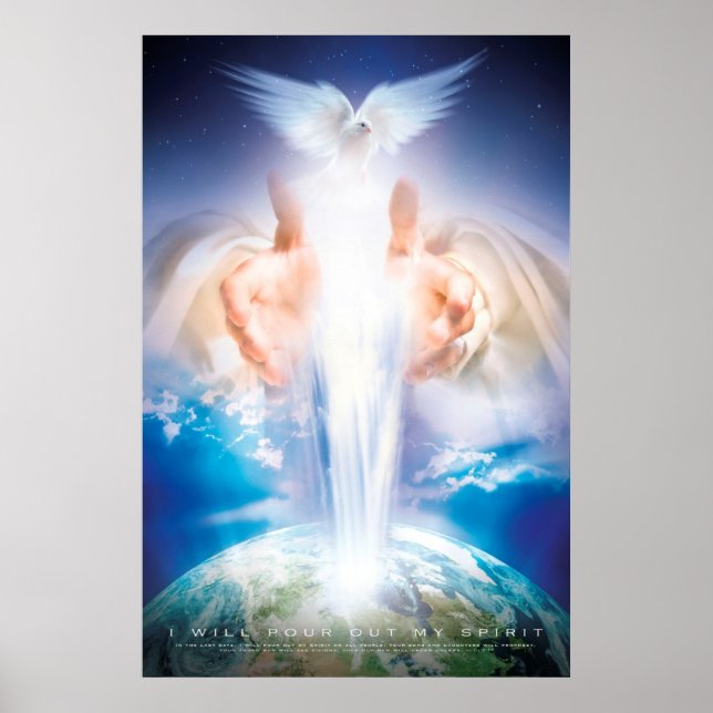 Christian wall art - HELIGA SPIRIT Poster (Framsidan)