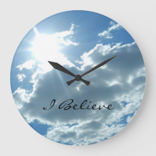 Christian Wall Clock Stor Klocka