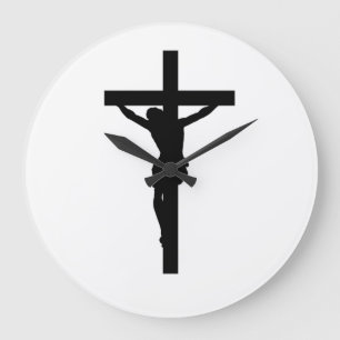 Christian Wall Clock Stor Klocka