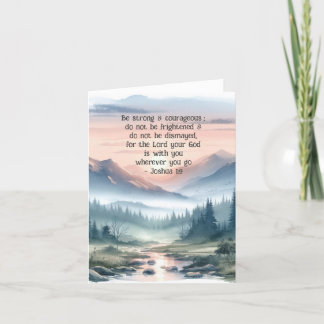 Christian Watercolor Scripture vykort