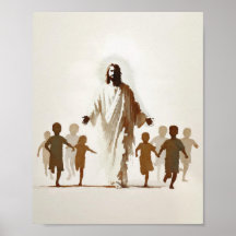 Christian Watercolor Wall Art Art låter barnen
