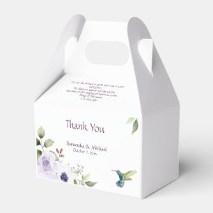 Christian Wedding Favor Box - Sång of Solomon Presentaskar