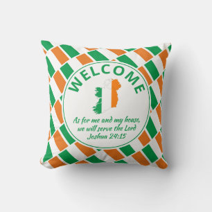 Christian Welcome i IRLAND Anpassningsbar Christia Kudde