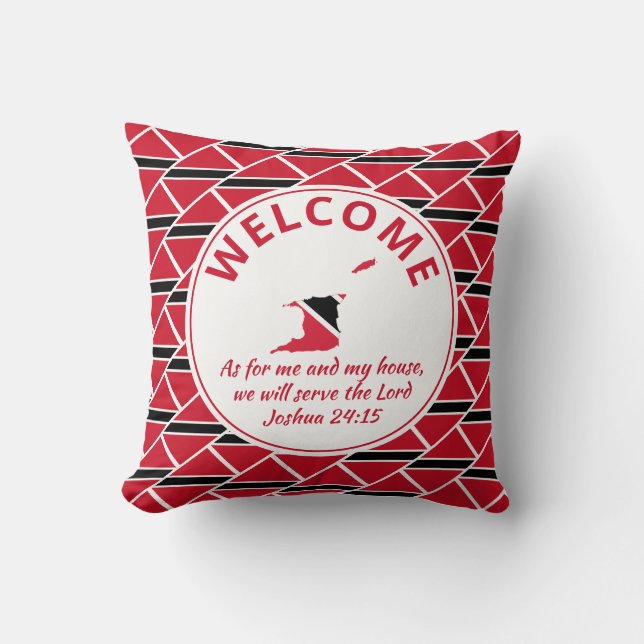 Christian Welcome TRINIDAD Anpassningsbar Kudde (Framsida)