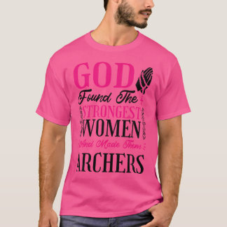 Christian Women Archer and Archery Bowman T Shirt