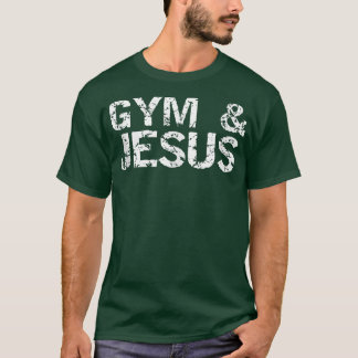 Christian Workout Gift för manar Distress Gym och T Shirt